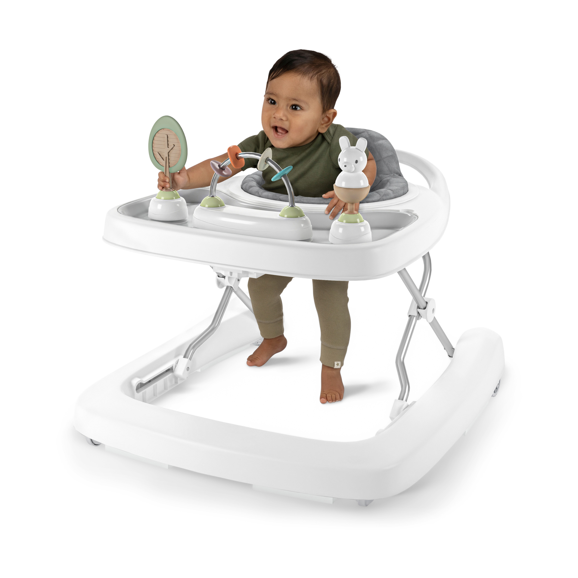 Ingenuity Step & Sprout 3-in-1 Baby Activity Walker - First Forest.