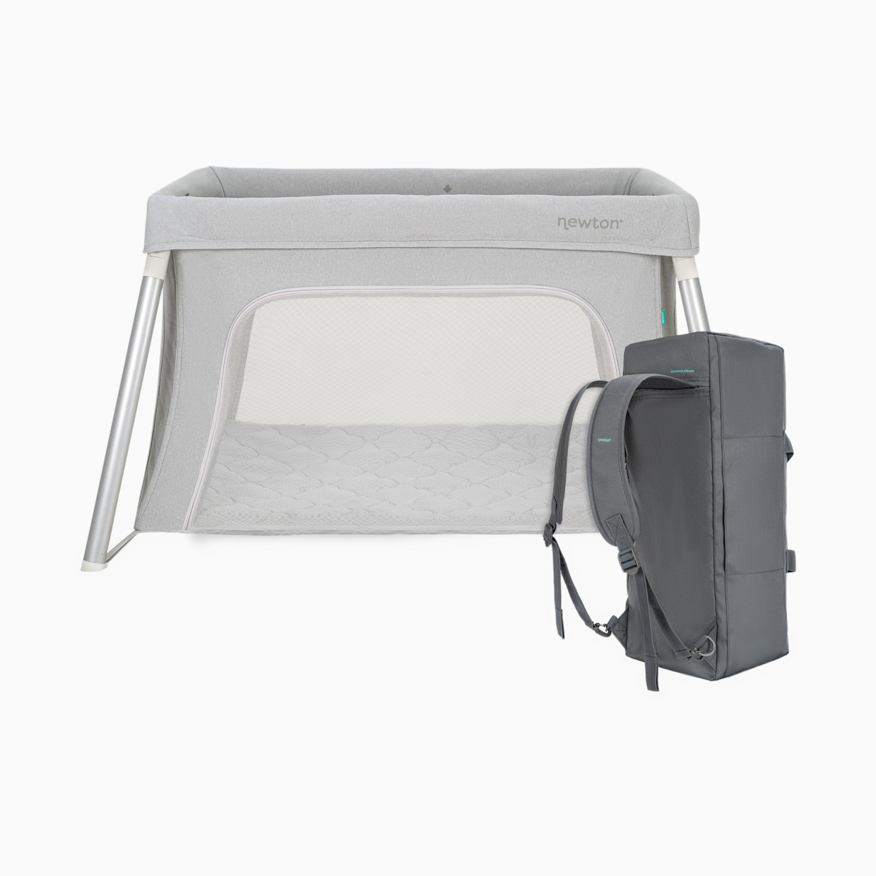 Newton Baby Compact Travel Crib & Play Yard - Gray.