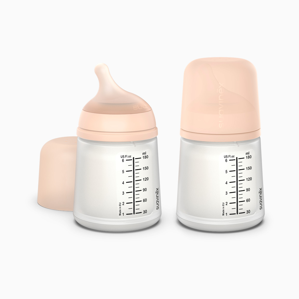 Suavinex Zero Zero Anti-Colic Bottle - Fair, 6 Oz, 2.