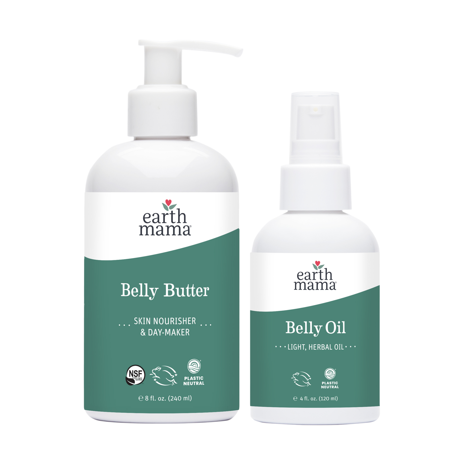 Earth Mama Belly Bundle Pregnancy Skincare Kit.