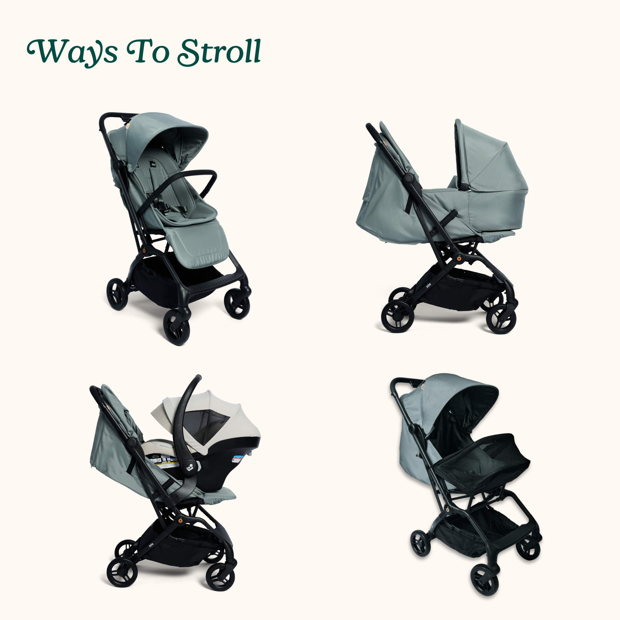 Zoe The Every Stroller - Black.