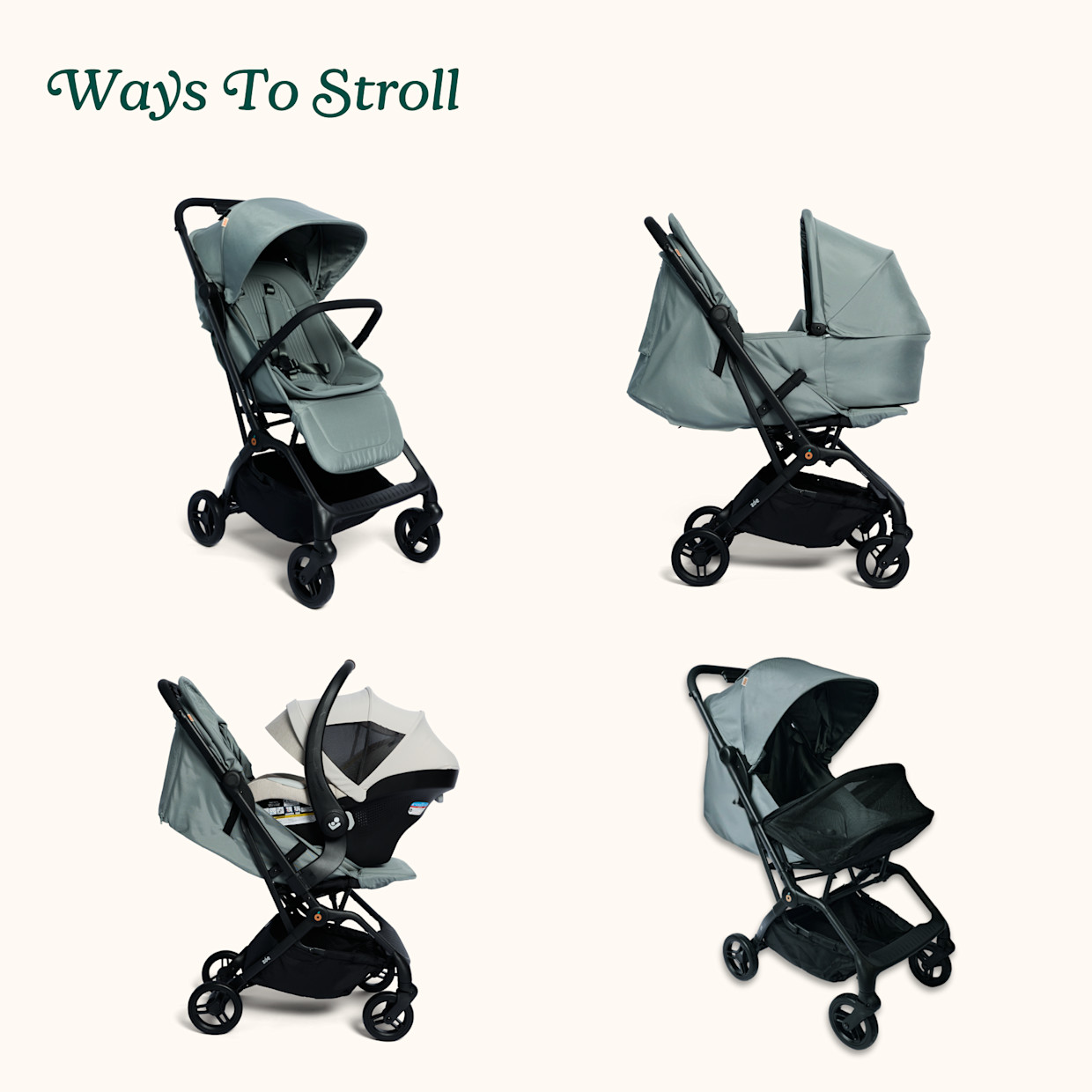 Zoe The Every Stroller - Black.