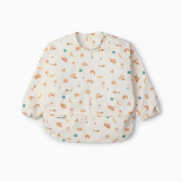 Loulou Lollipop Long Sleeve Waterproof Smock Bib.