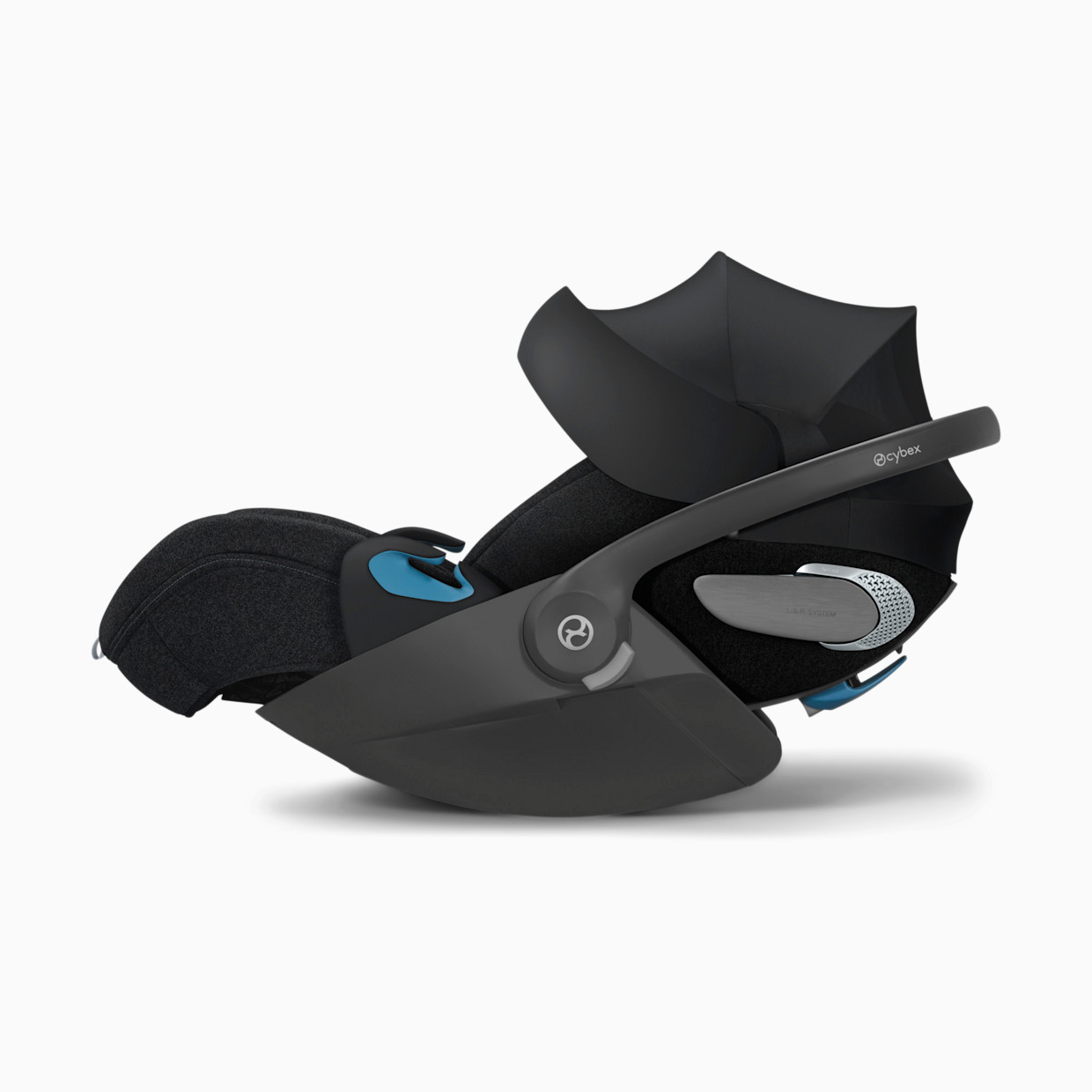 Cybex Cloud T Comfort Extend Infant Car Seat with SensorSafe - Sepia Black.