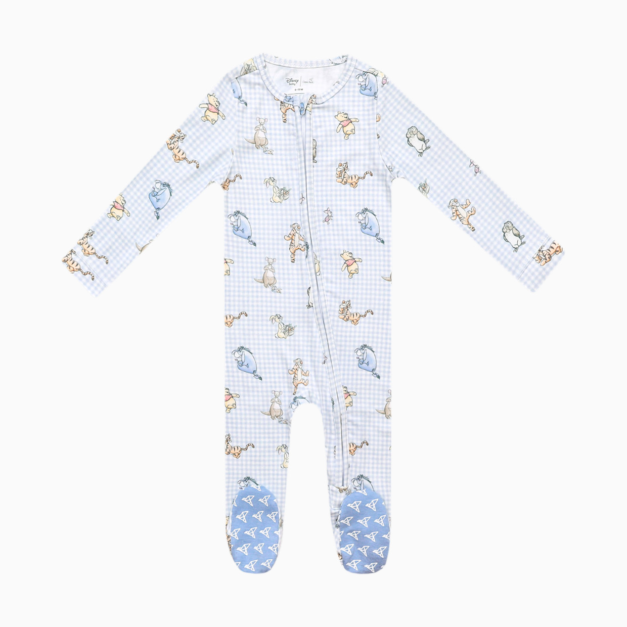 Copper Pearl Zip-up Footie - Winnie The Pooh & Friends, Newborn.