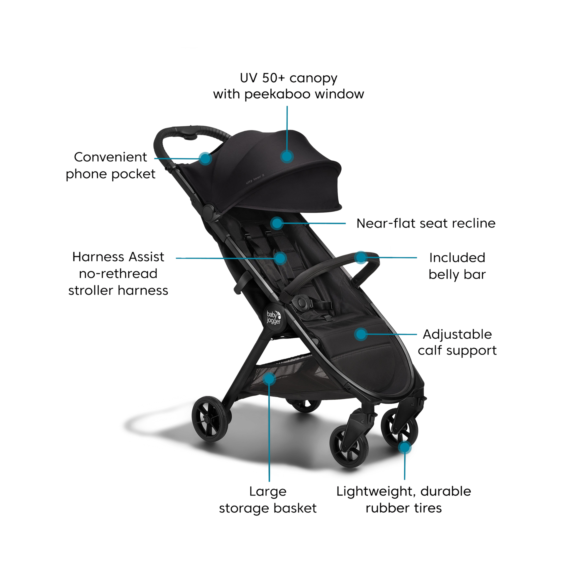 Baby Jogger City Tour 2 Stroller, Eco Collection.