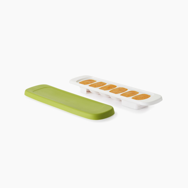 OXO Tot Baby Food Freezer Tray with Silicone Lid (2 Pack) - Green.