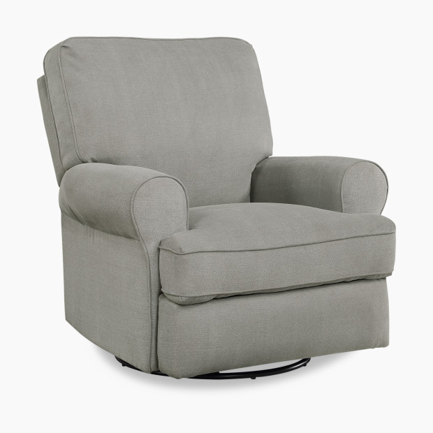 Baby Relax Tiana Swivel Glider Recliner Chair - Gray.