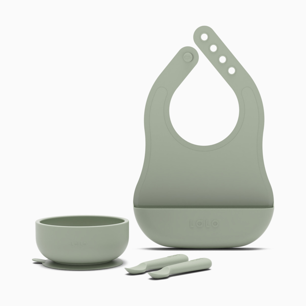 Lalo Starting Solids Kit - Sage.