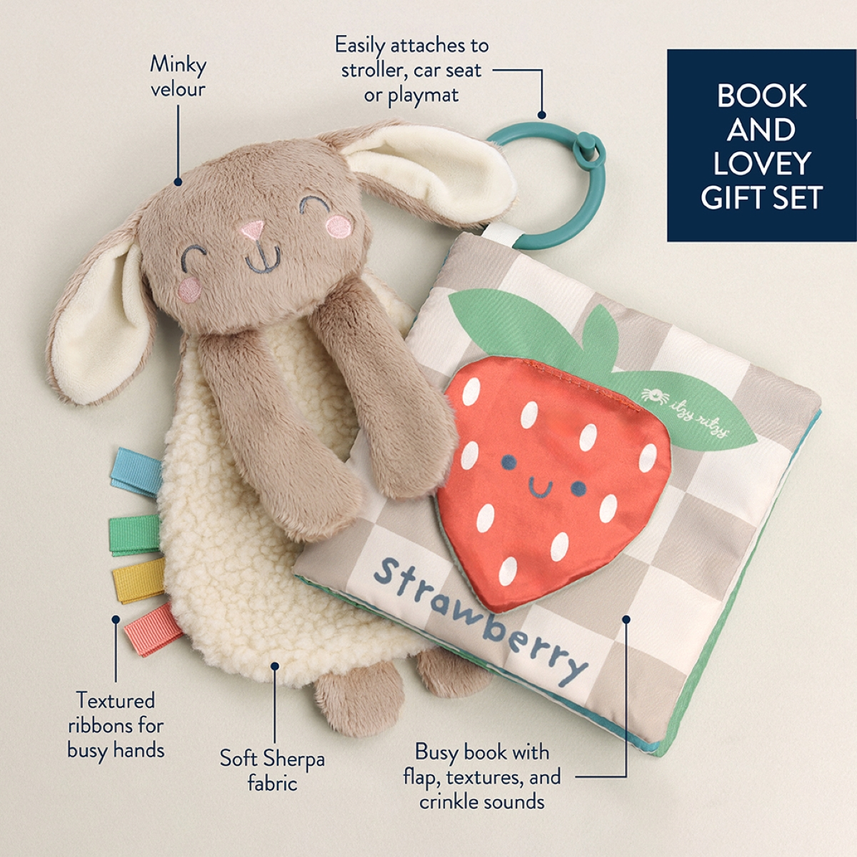 Itzy Ritzy Itzy Learn & Snuggle Gift Set.