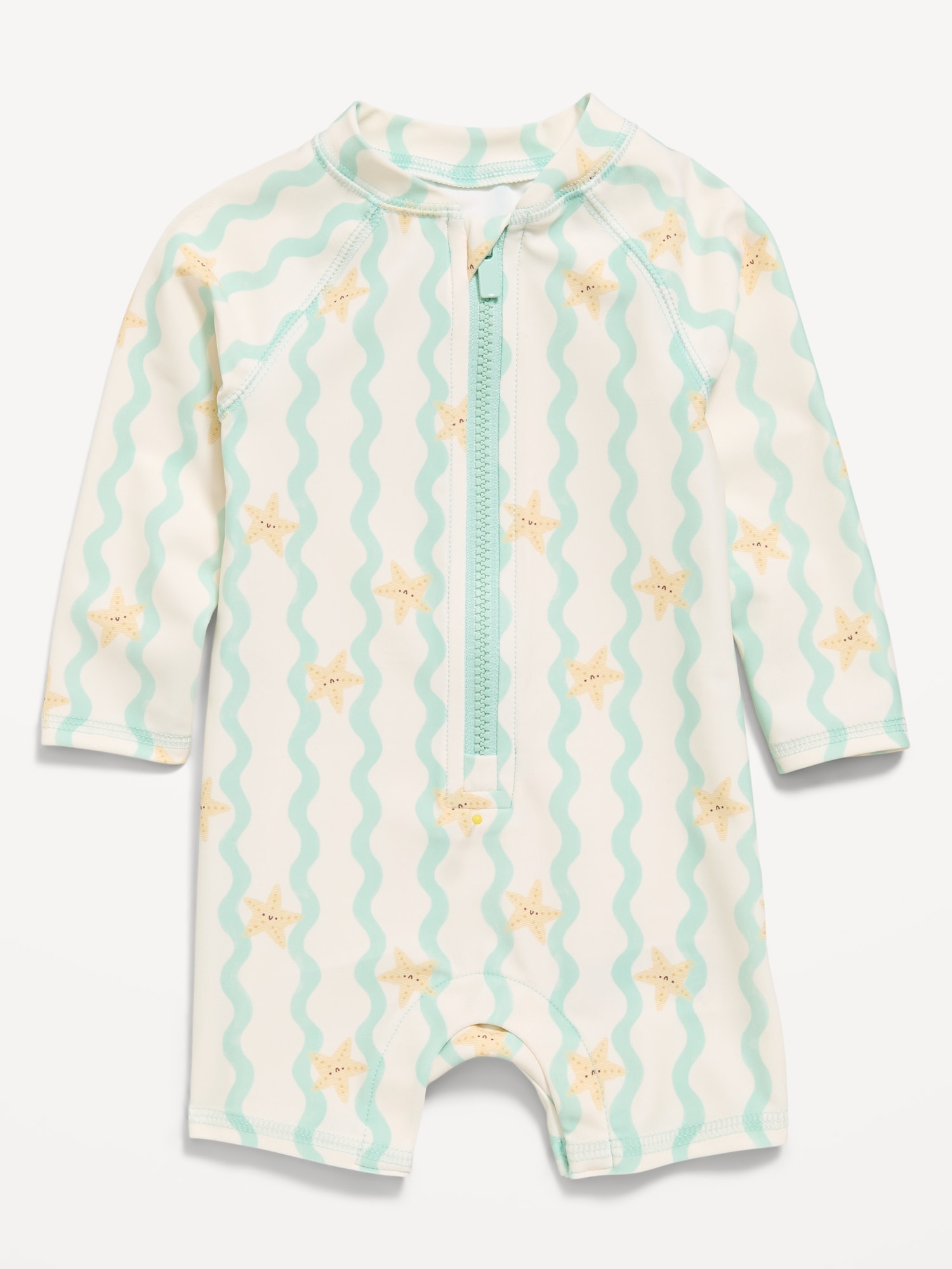 Printed Swim Rashguard Bodysuit for Baby.