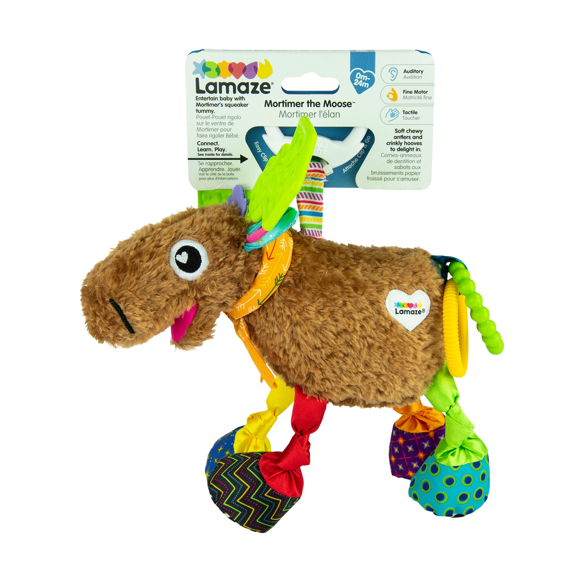 Lamaze Clip & Go Stroller Toy - Mortimer The Moose.
