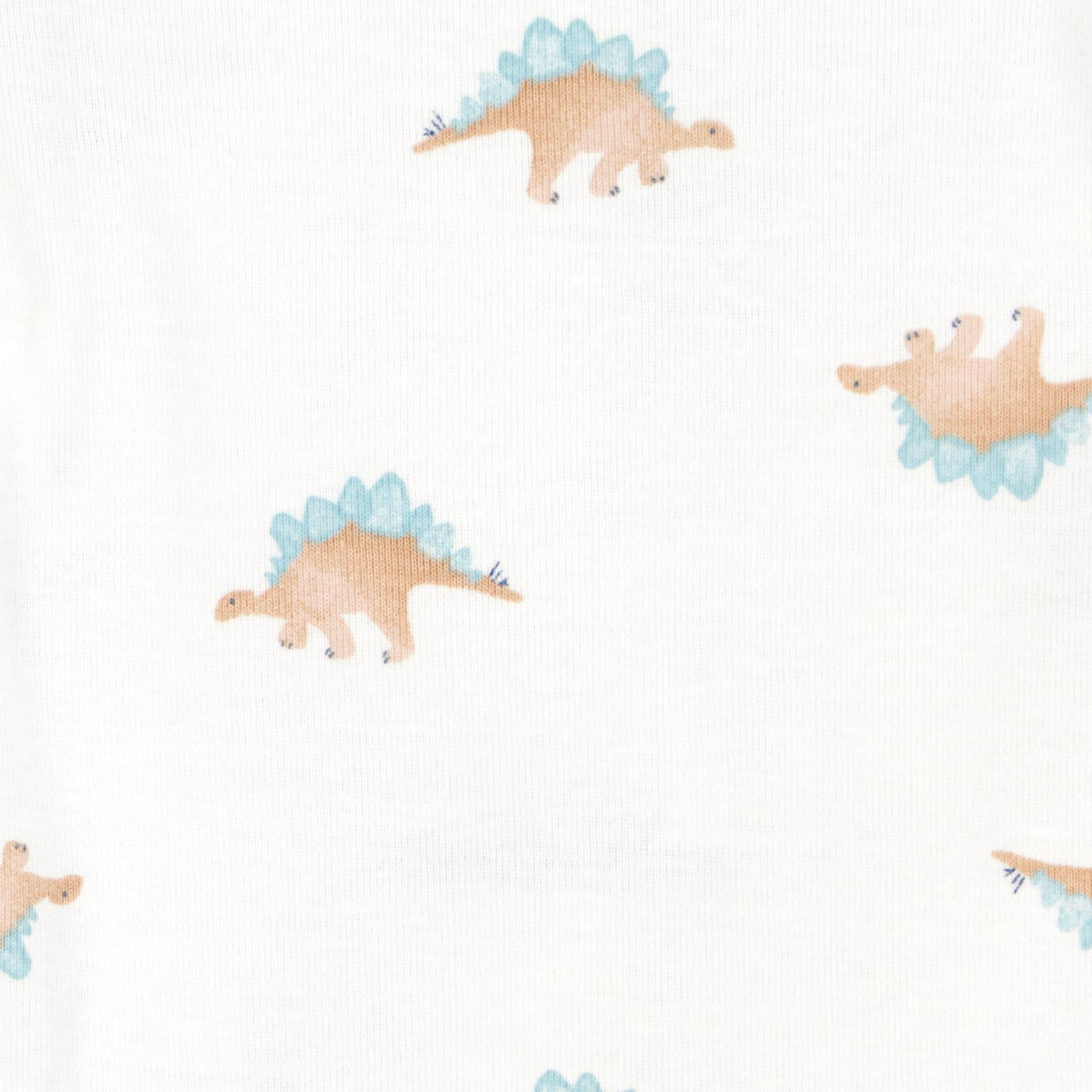 Carter's 5-Pack Short-Sleeve Cotton Bodysuits - Dinosaur, 0-3 M.