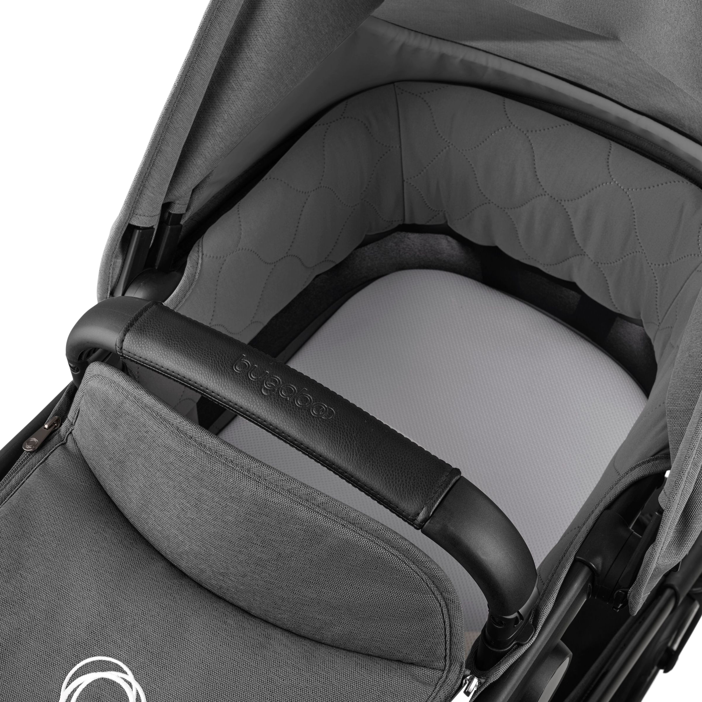 Bugaboo Kangaroo Bassinet Fabric - Moon Grey.