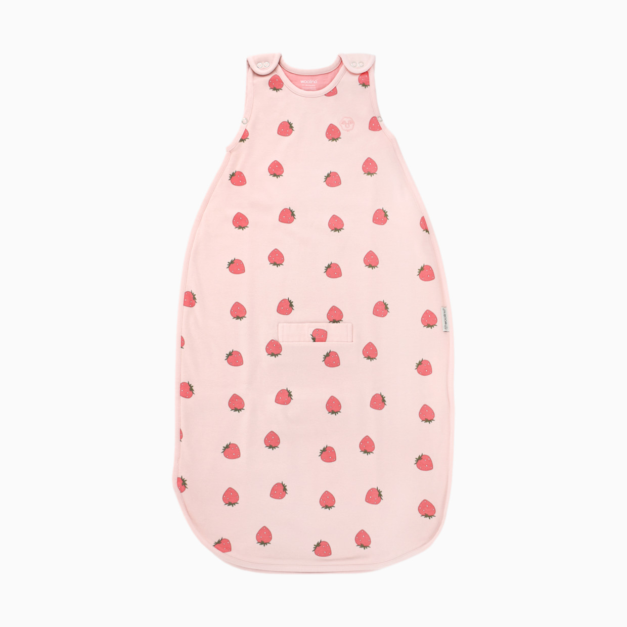 Woolino 4 Season Ultimate Baby Sleep Bag - Strawberry, 0-2 Years.