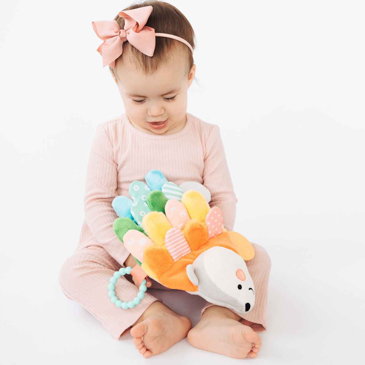 Pearhead Hedgehog Lovey Sensory Toy.