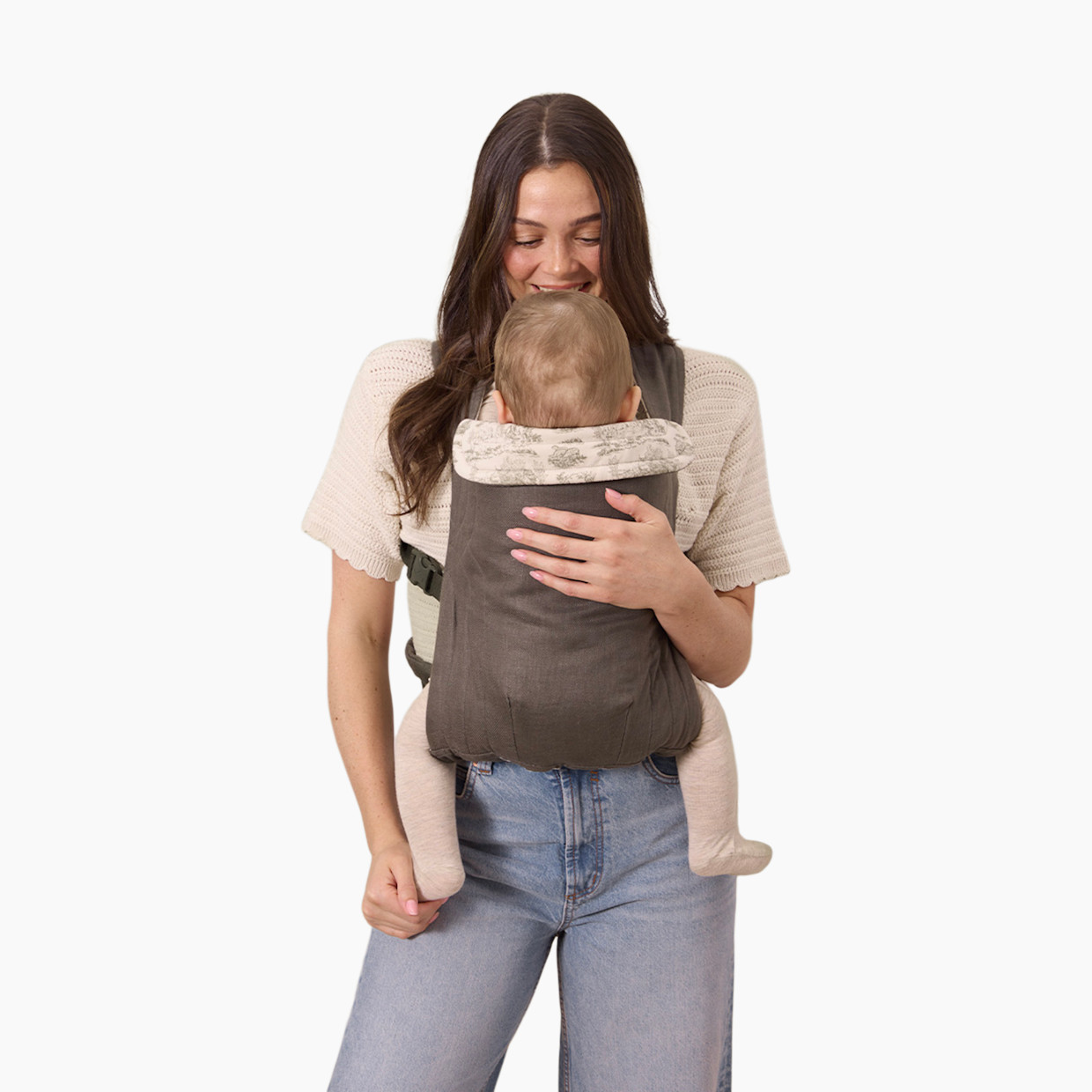 Solly Baby Soft Carrier - Charcoal Toile.