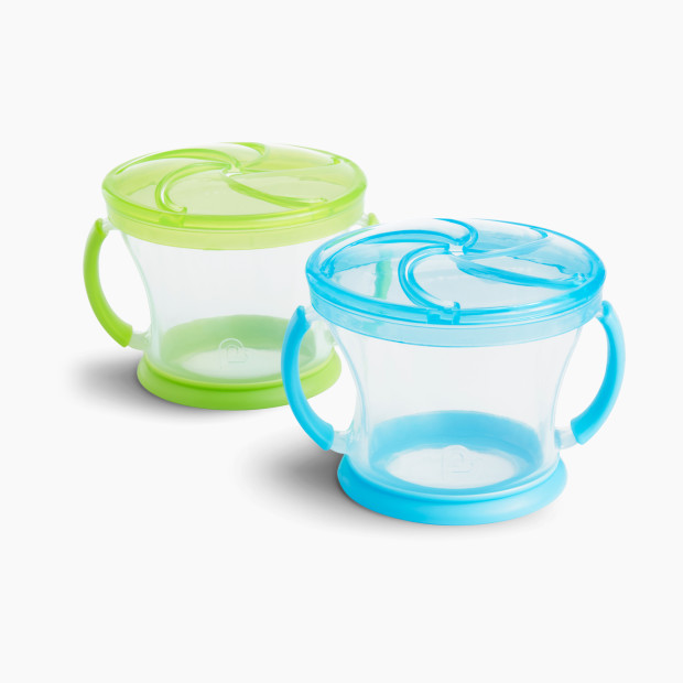 Munchkin Snack Catcher (2 Pack) - Assorted (Colors May Vary).