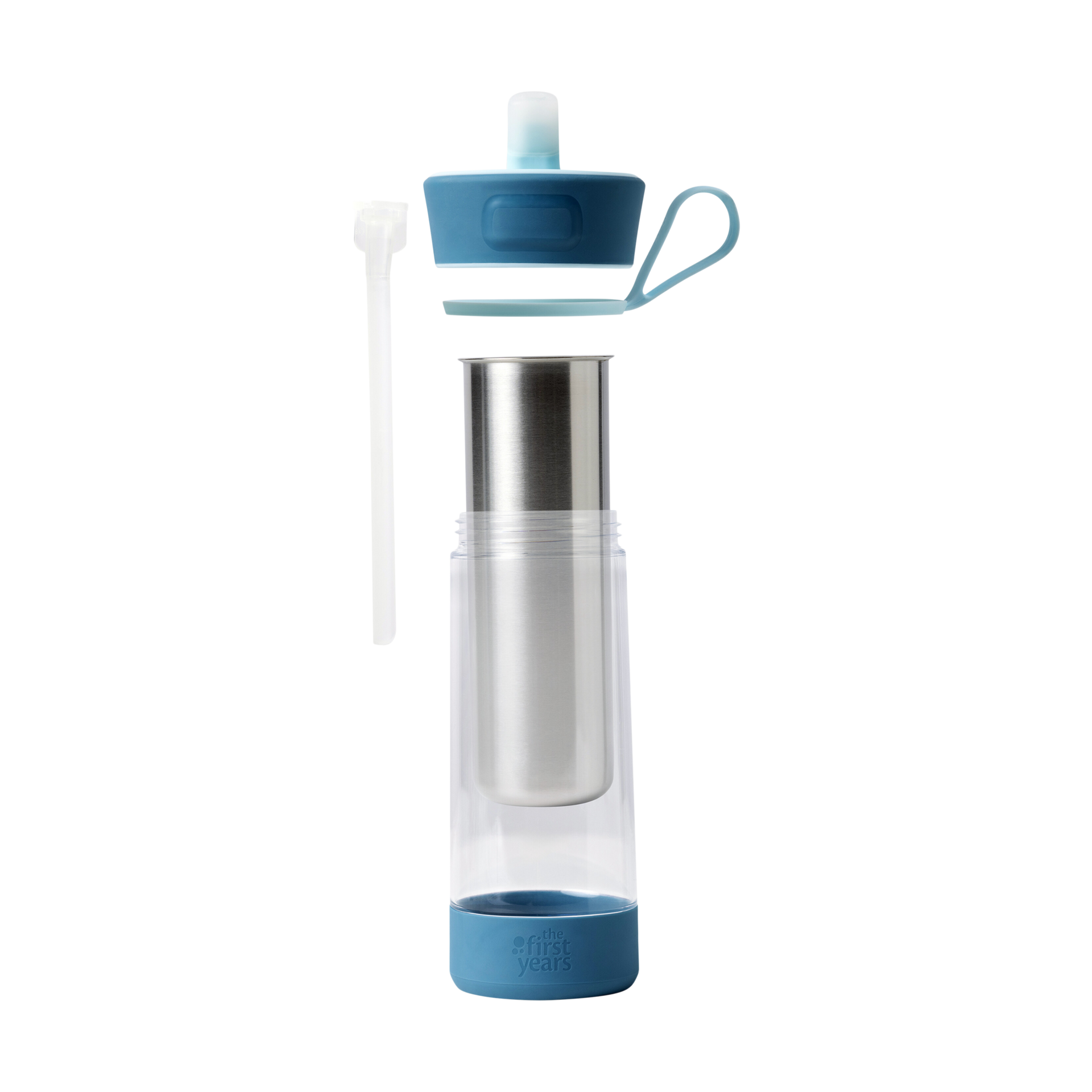 The First Years Cool Core Stainless Steel Insulated Water Bottle.