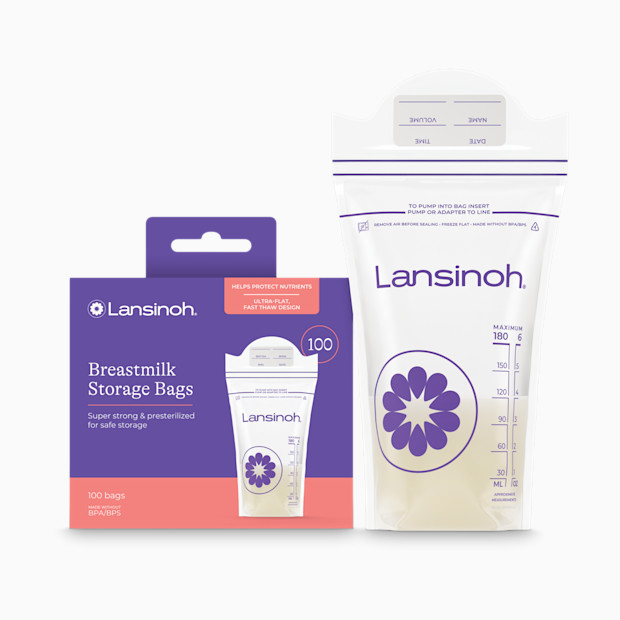 Lansinoh Milk Storage Bags.