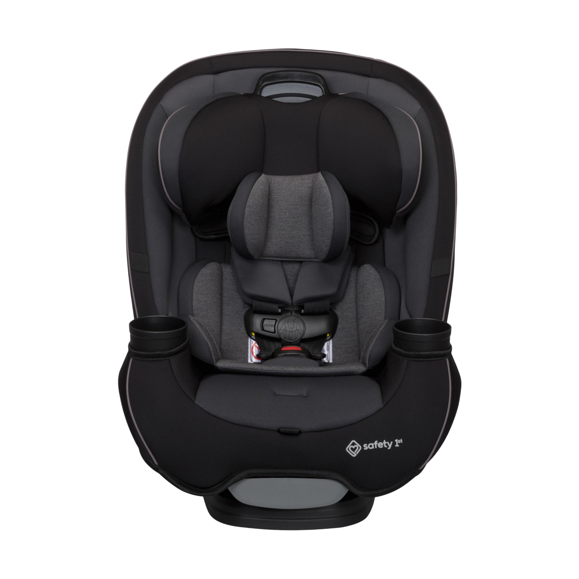 Safety 1st Grow and Go All-in-One Slim Convertible Car Seat, Rear Facing, 5-40 lbs, Forward Facing (30–65 lbs), High Back Booster Seat 40-100 pounds, Black Phantom