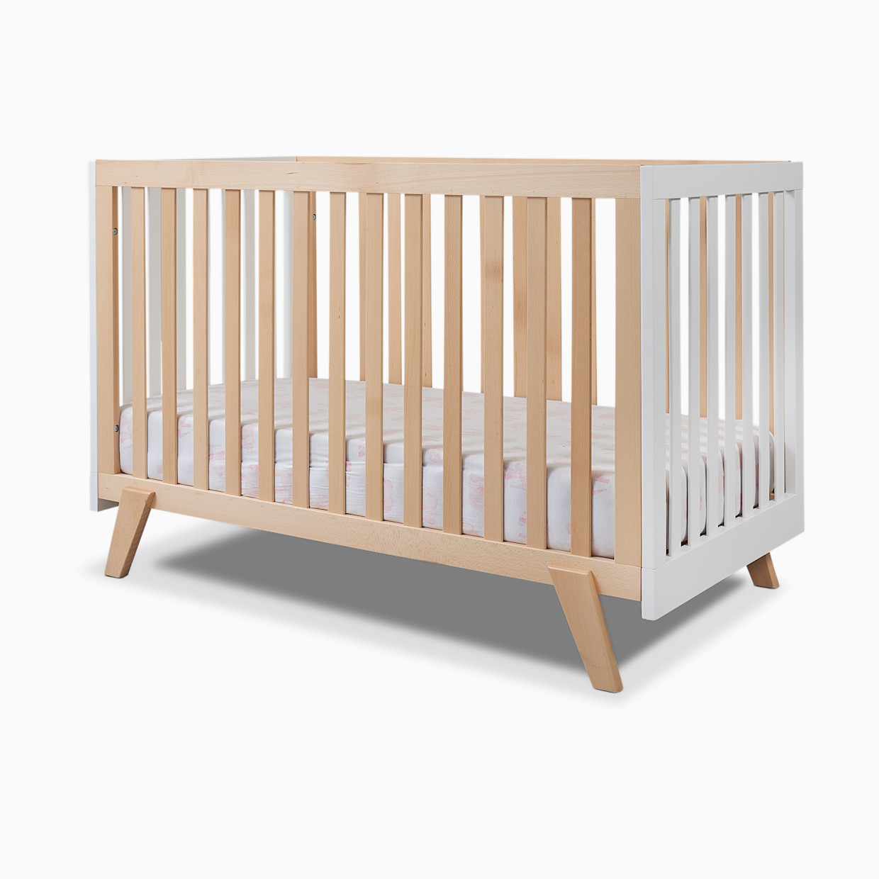 Sorelle Luce Crib - Natural And White.