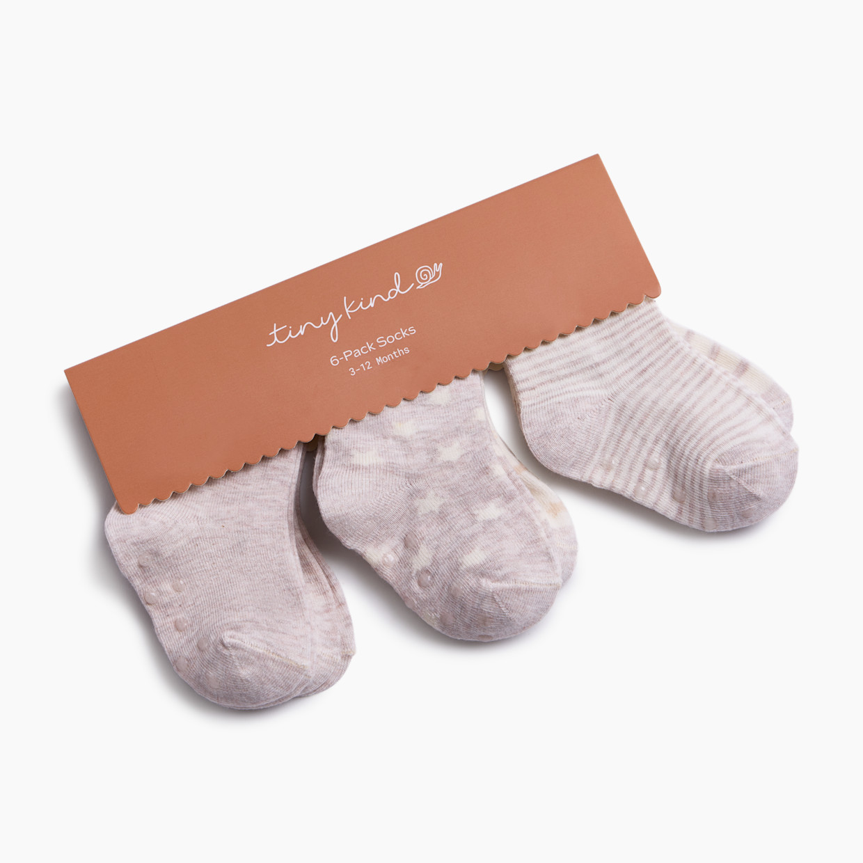 Tiny Kind 6-Pack Socks - Stars And Stripes, 3-12 M.