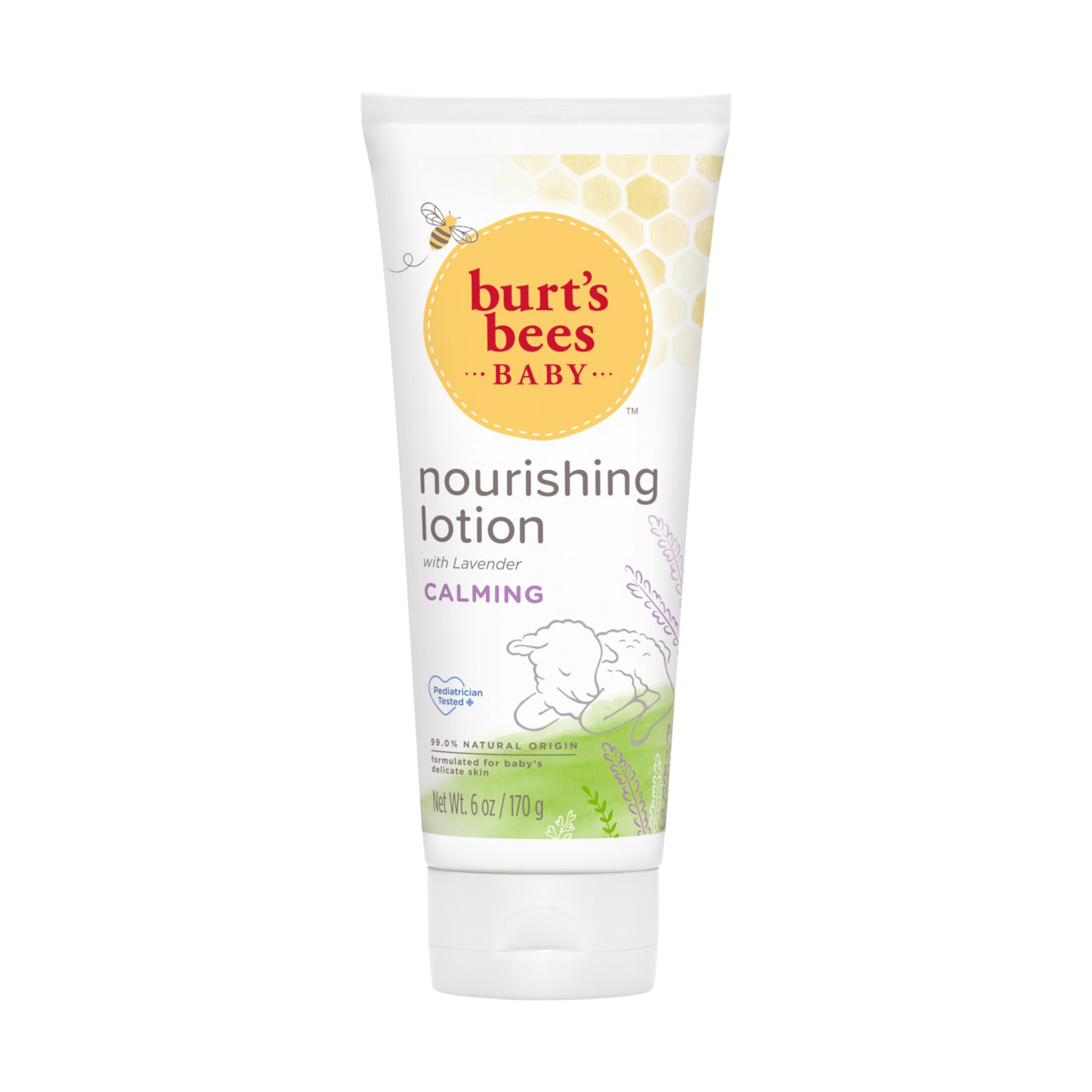 Burt's Bees Baby Nourishing Lotion, Calming Baby Lotion - 6 Ounce Tube