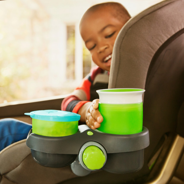 Brica Deluxe Snack Pod - Snack Catcher and Additional Cup Holder.