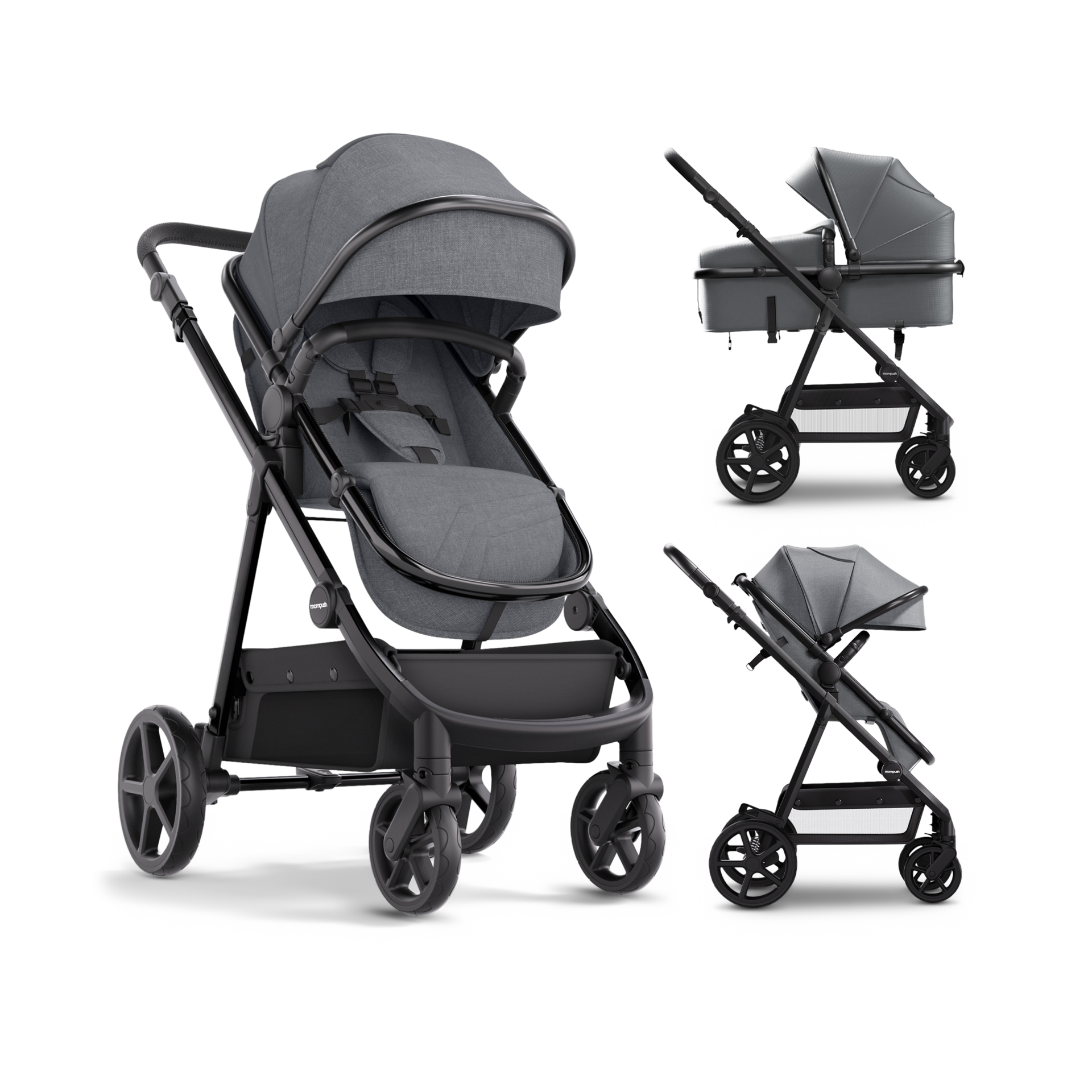 Mompush Meteor 2 Stroller - Gray.