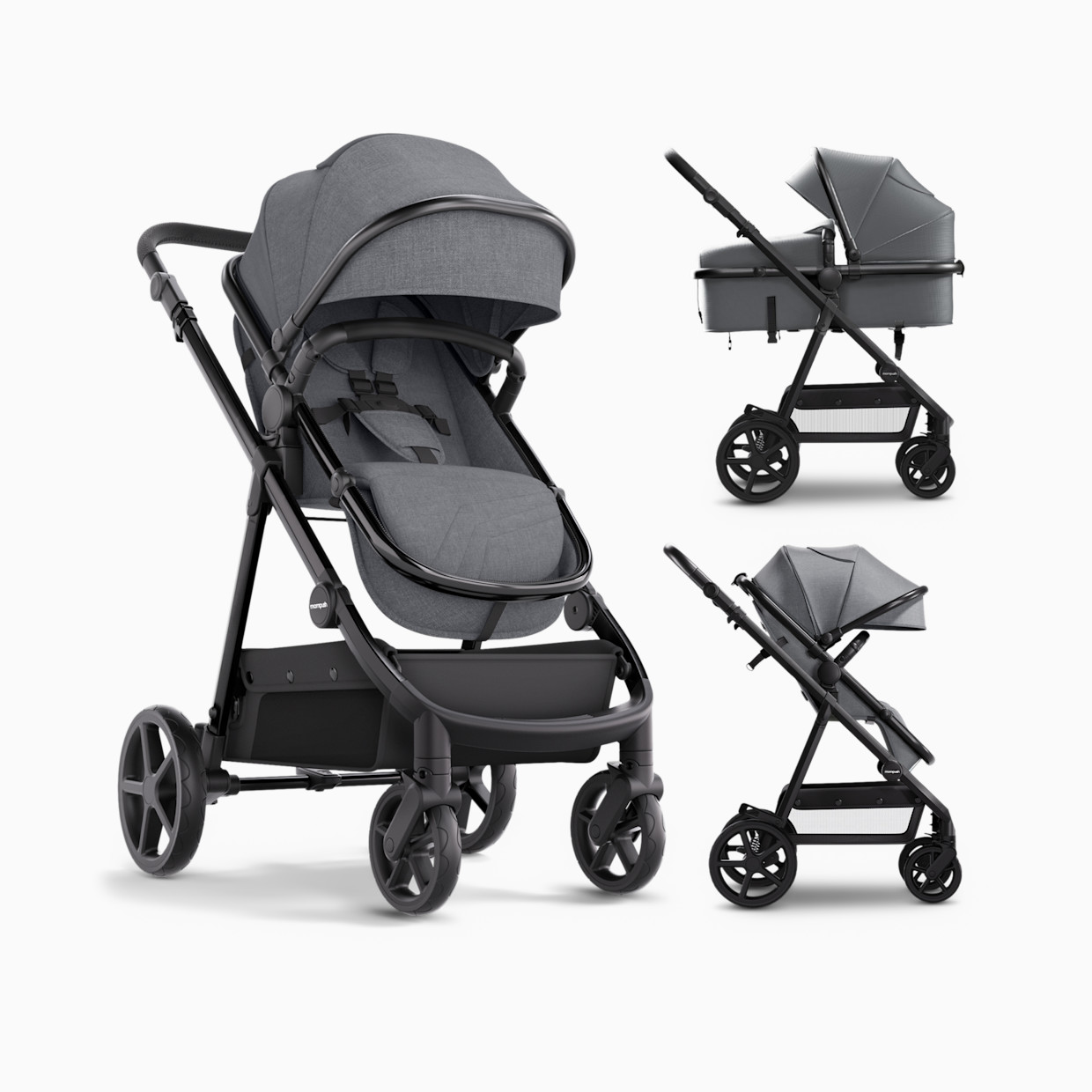 Mompush Meteor 2 Stroller - Gray.