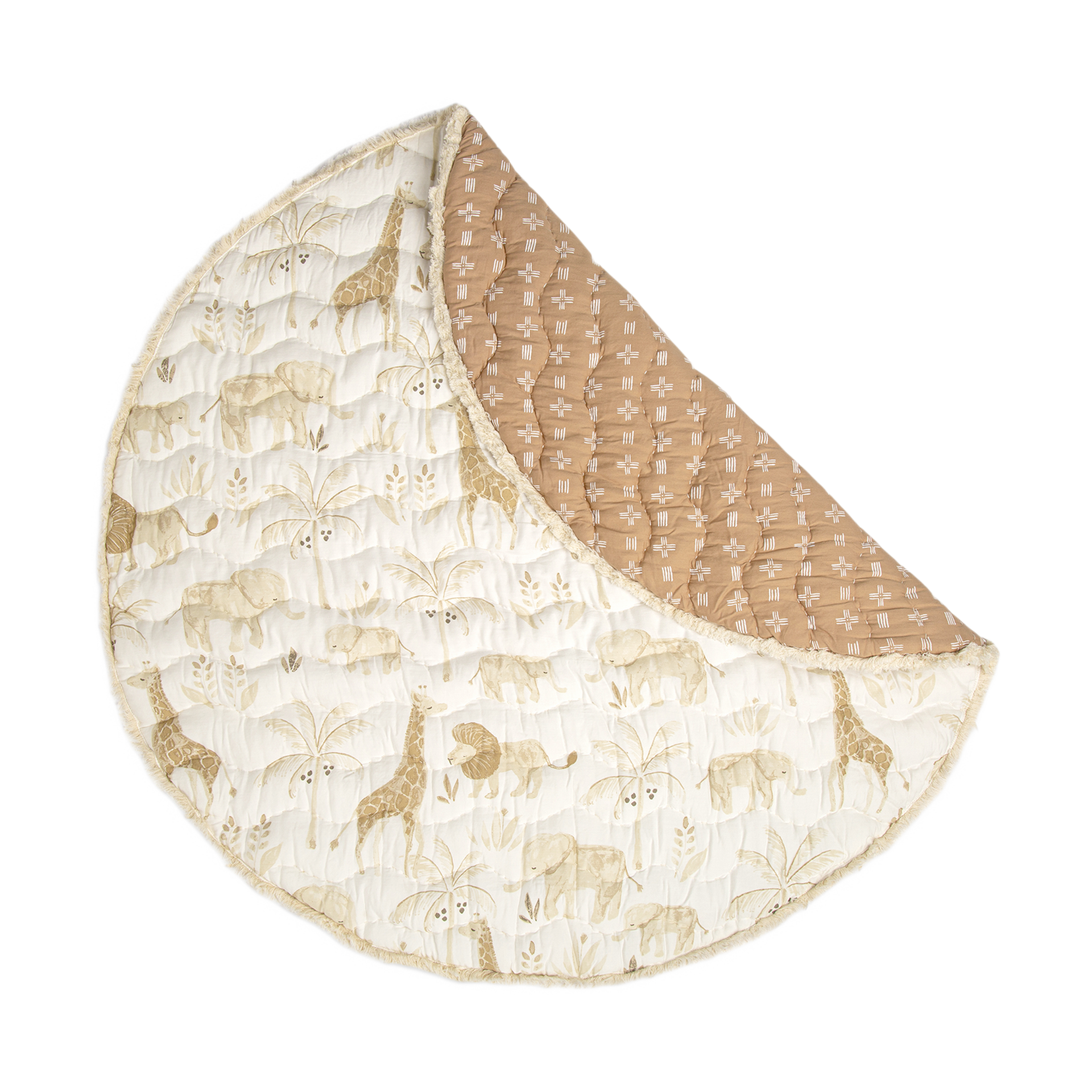 Crane Baby Cotton Quilted Playmat Kendi Animals Babylist Shop