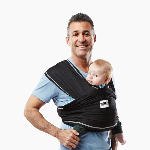Baby K'tan Active Baby Wrap Carrier - Black, X-Large.