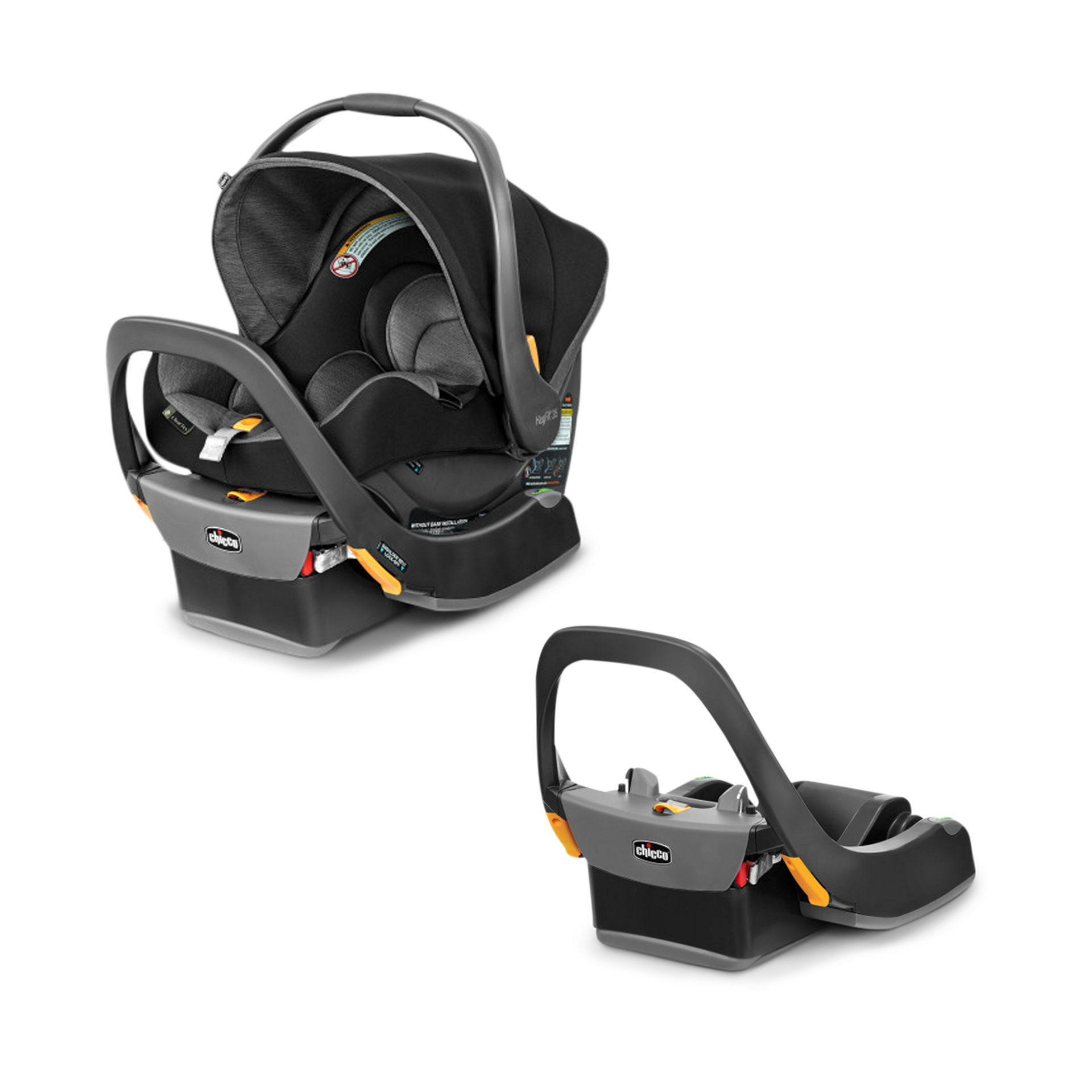 Chicco Chicco KeyFit 35 ClearTex Infant Car Seat & Extra Base Bundle