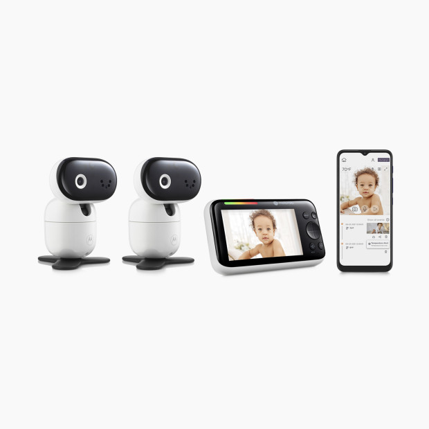 Motorola PIP 1510 Connect 5" 1080p Remote Pan/Tilt Video Baby Monitor - 2 Cameras.