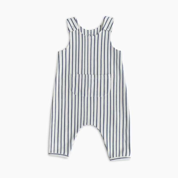 Pehr Stripes Away Overall - Stripes Away Ink Blue, 3-6 M.