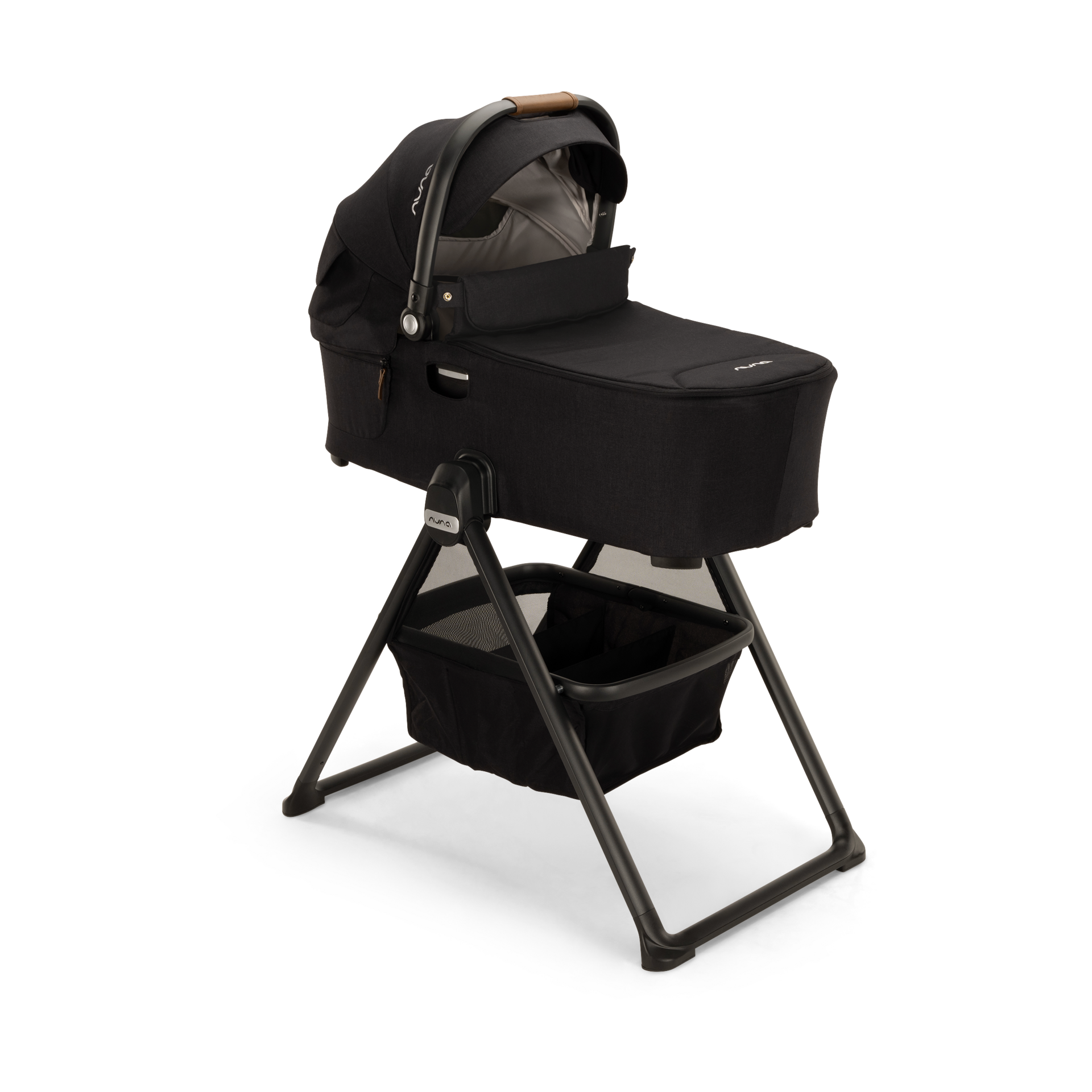 Nuna DEMI next bassinet & stand.