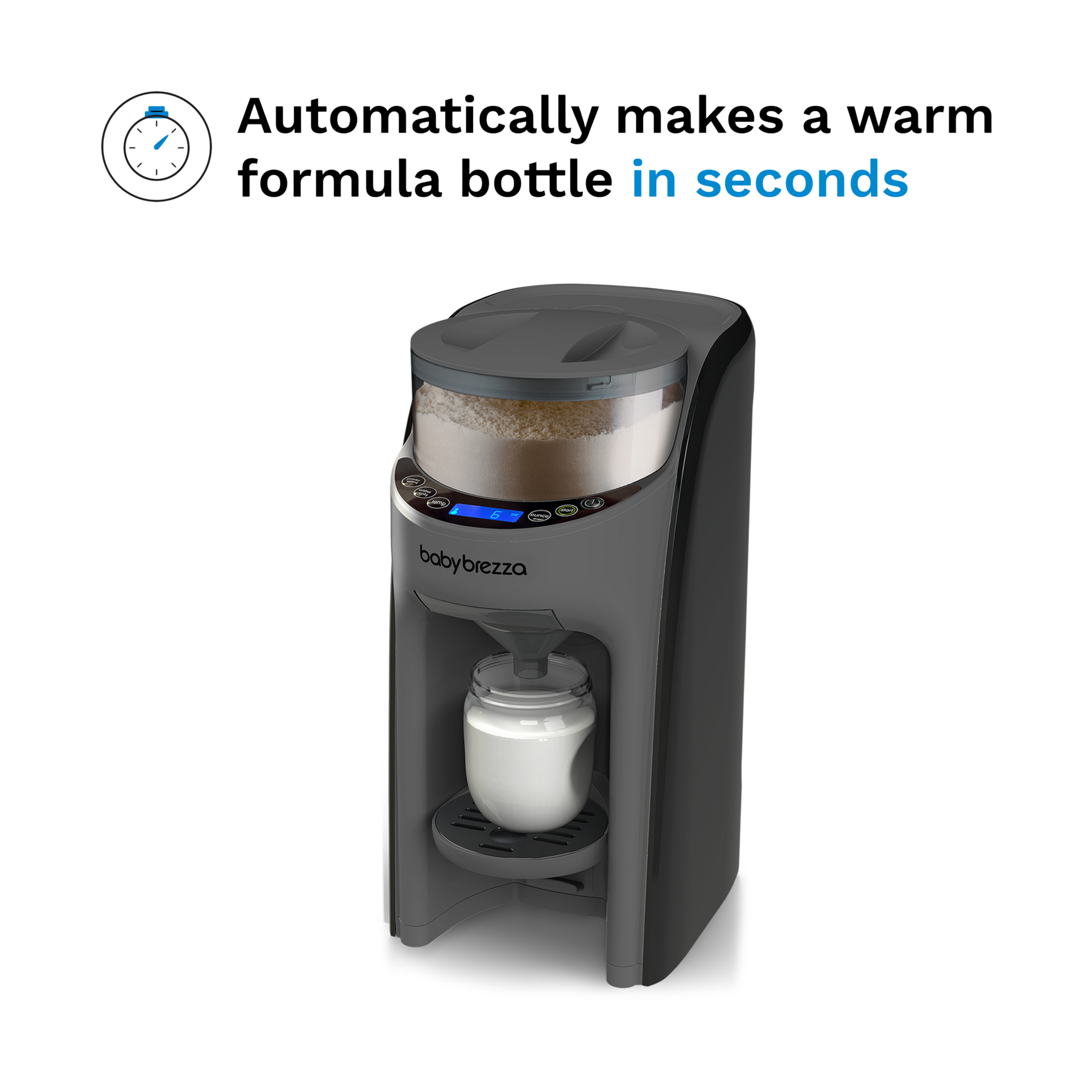 Baby Brezza Formula Pro Advanced - Charcoal.