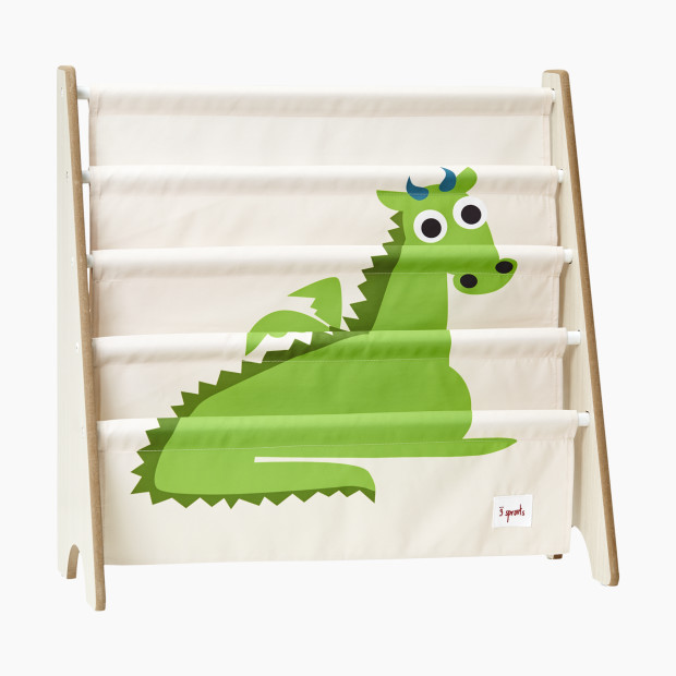 3 Sprouts Book Rack - Green Dragon.