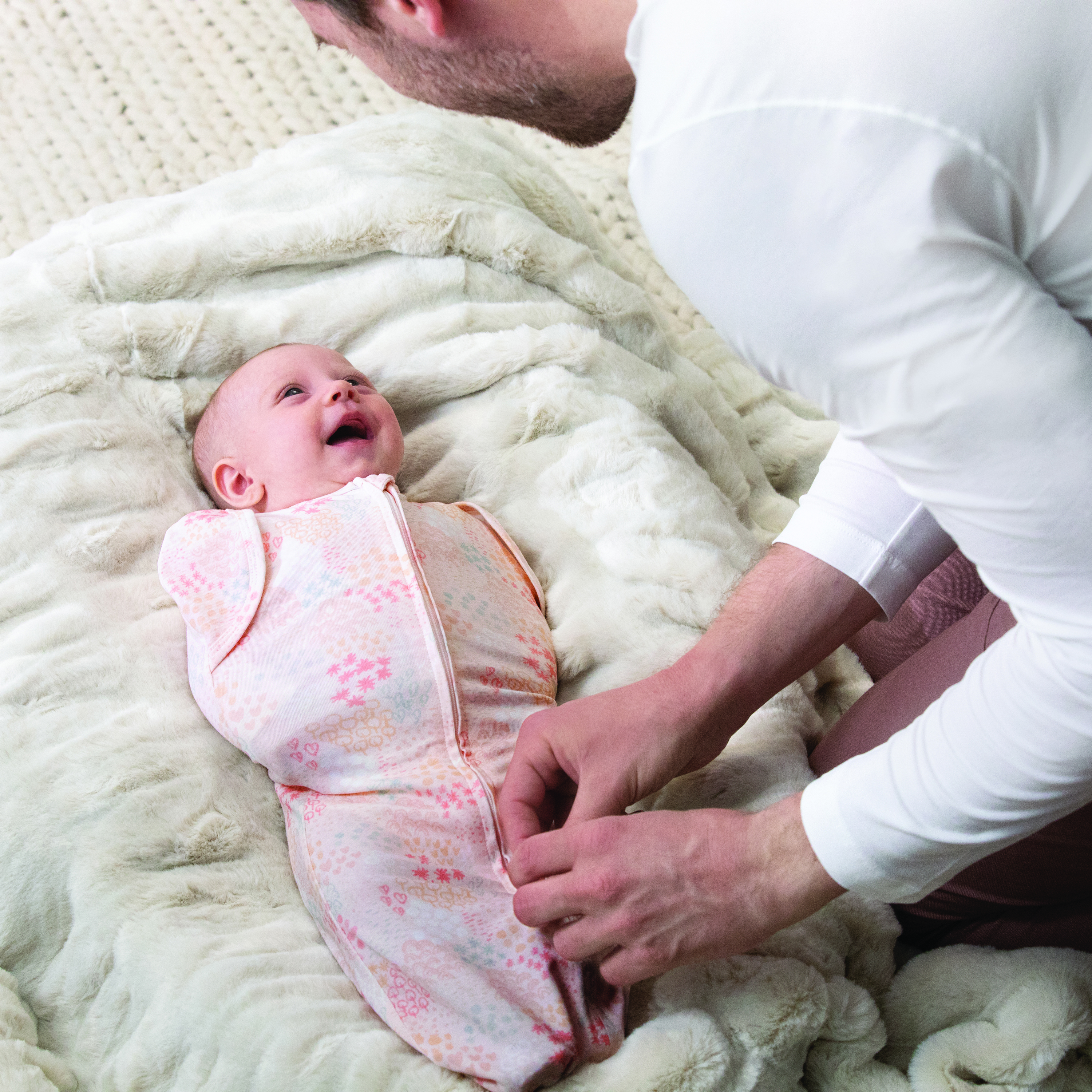 Aden + Anais Essentials Cotton Snug Swaddle (2 Pack) Tender Flower, 0