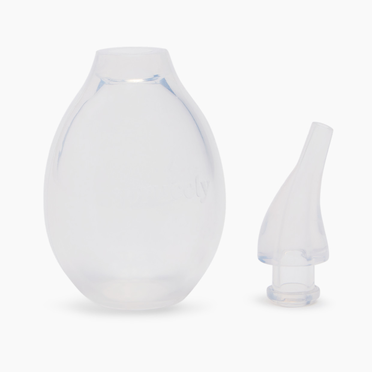 Sprucely Silicone Nasal Bulb Aspirator - Clear.