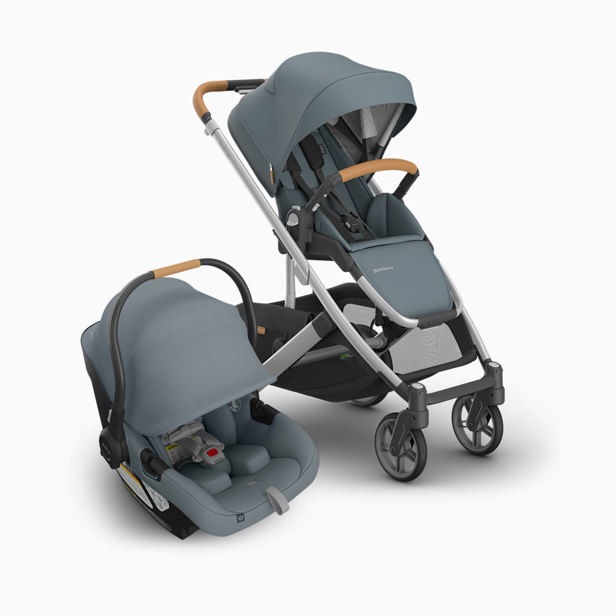 UPPAbaby Cruz V3 Stroller & Aria V2 Infant Car Seat Travel System - Callum.