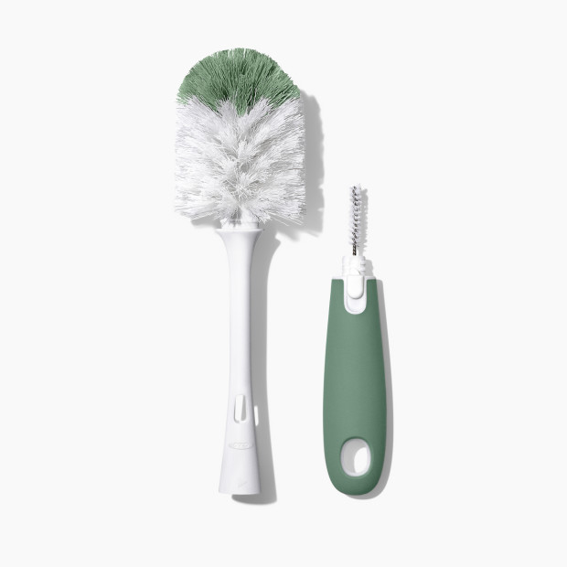 OXO Tot Bottle Brush with Stand - Sage And Grey, 2.