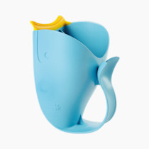 Skip Hop Baby Bath Rinse Cup MOBY Tear-free Waterfall Rinser Blue Age 0+