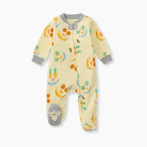 Burt's Bees Baby Baby Girls Pajamas, Zip Front Non-Slip Footed Sleeper Pjs, 100% Organic Cotton