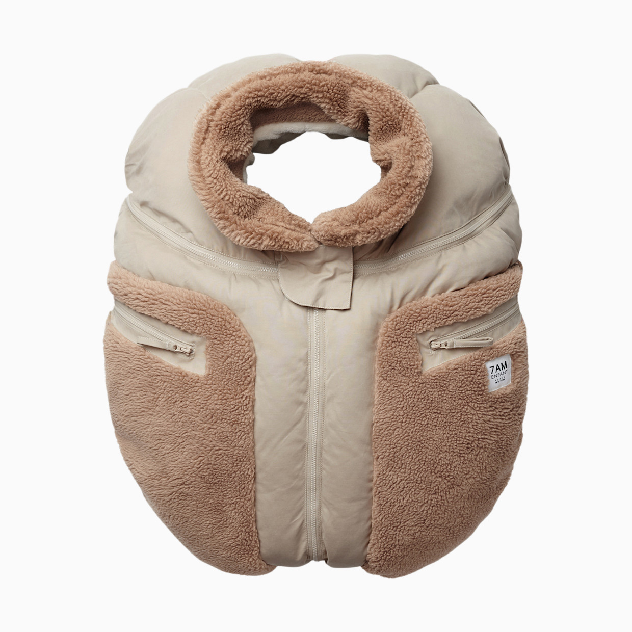 7AM Enfant Car Seat Cocoon - Cappucino Applique.