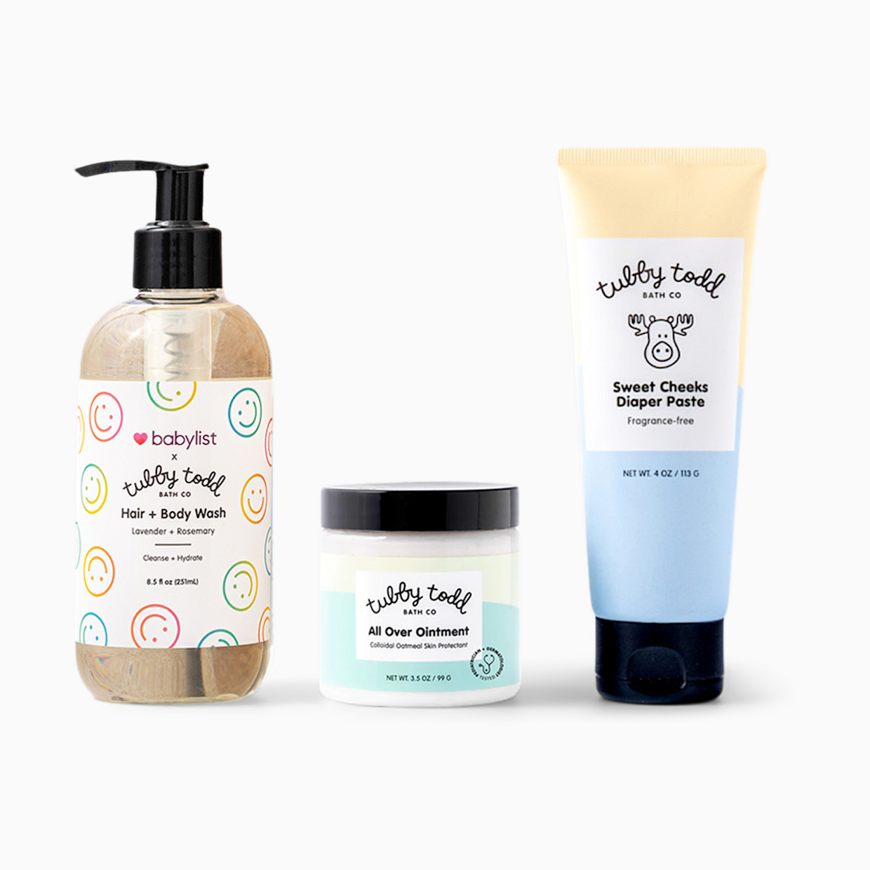Tubby Todd Tubby Todd x Babylist Baby’s Skincare Essentials Gift Set - Lavender & Rosemary.