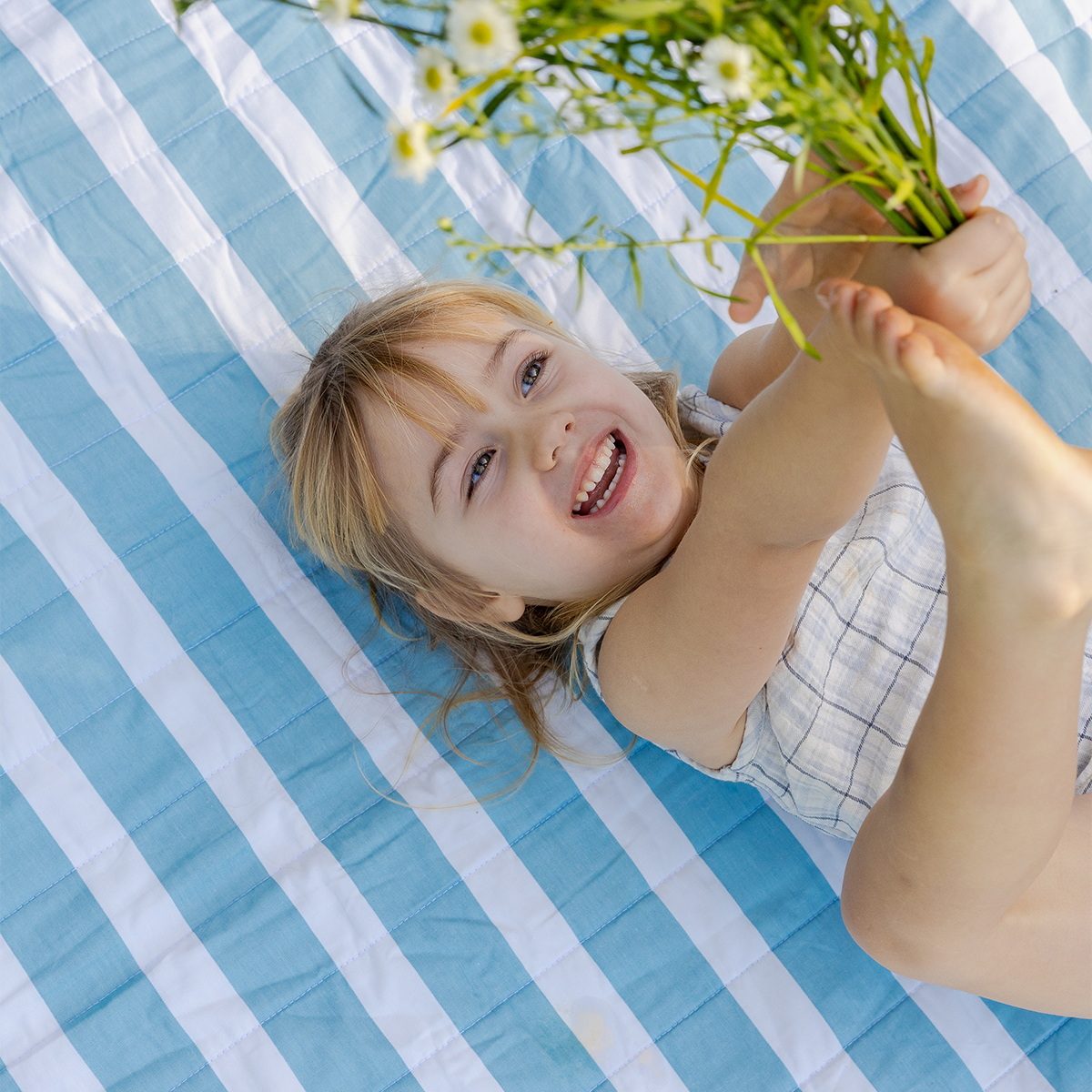 Toddlekind Wander Grande Indoor/Outdoor Portable Playmat - Mykonos.