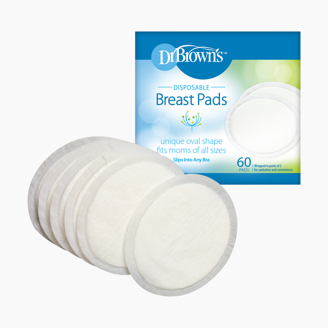Dr. Brown's Disposable Breast Pads (60-Pack)