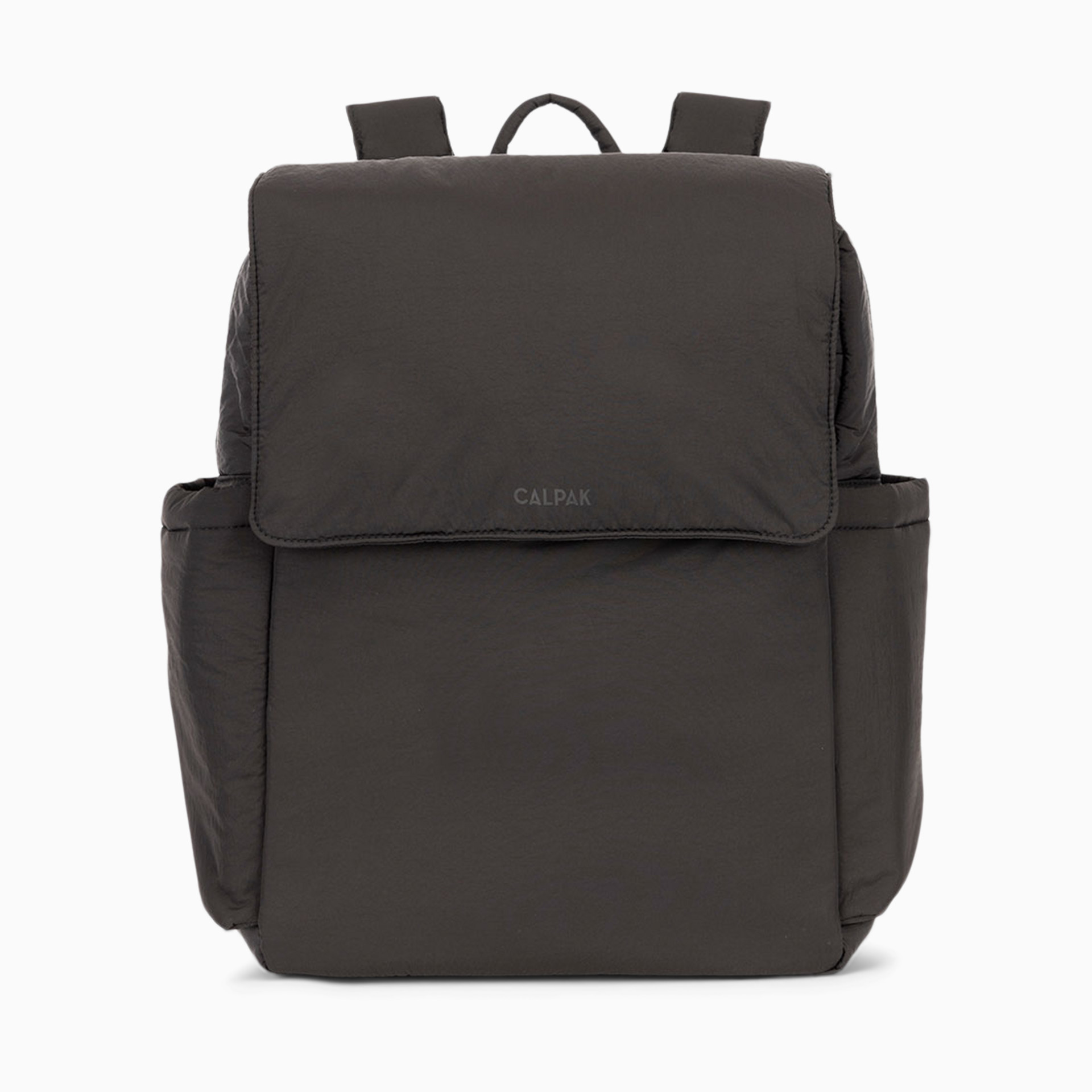 backpack diaper bag laptop CALPAK Diaper Backpack with Laptop Sleeve - Hazelnut